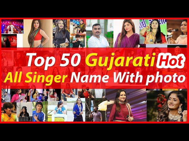 Gujarati Singer List With Name And Photos And All Information