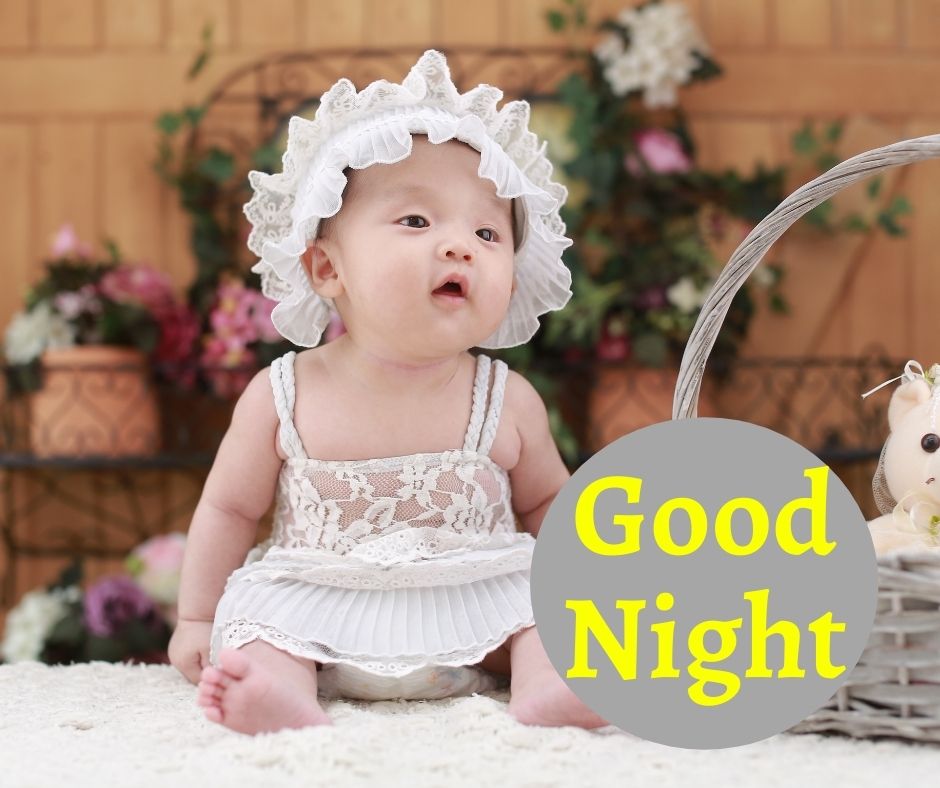 Cute Baby Good Night Images