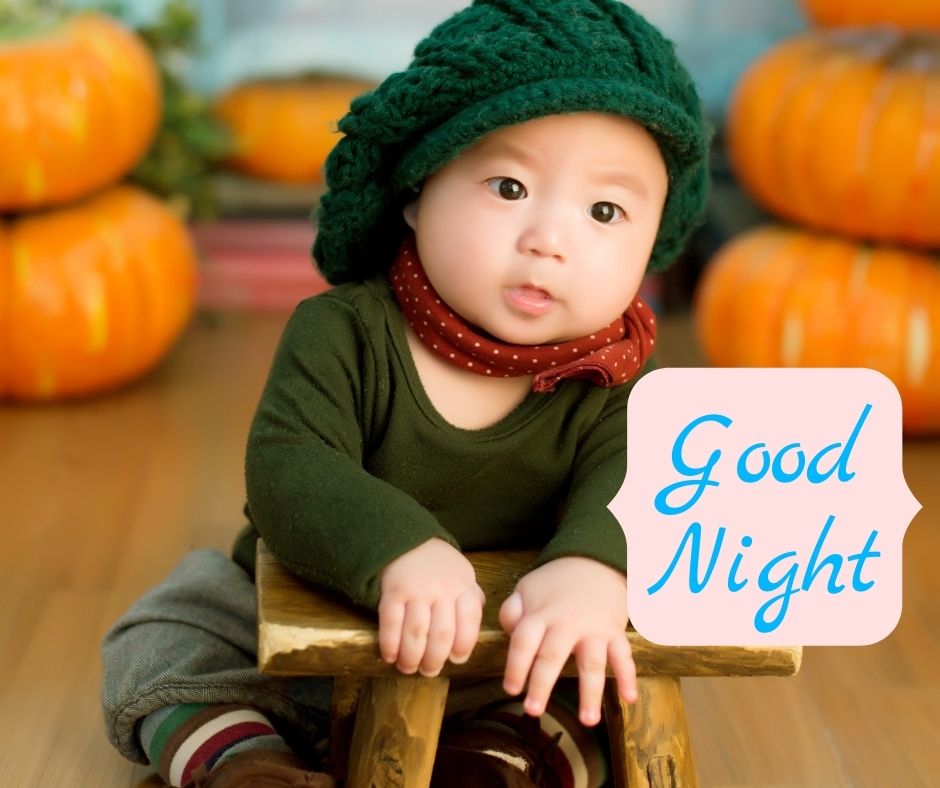 Cute Baby Good Night Images