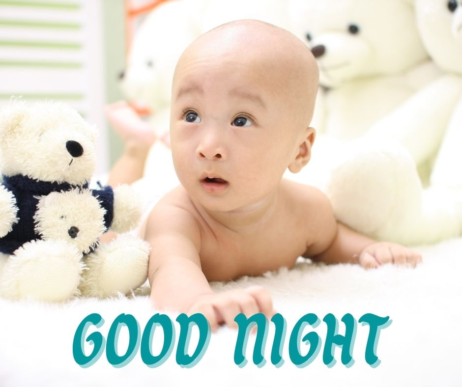 Cute Baby Good Night Images
