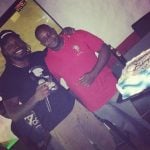 Chris Gayle with his younger brothe, Wayne Gayle