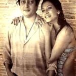 Moon Moon Sen With Her Husband Bharat Dev Verma