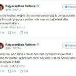 Rajyavardhan Singh Rathore tweet