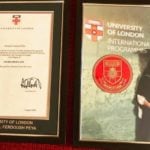 Peya Jannatul's Law Degree