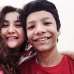 Aashika Bhatia With Her Brother
