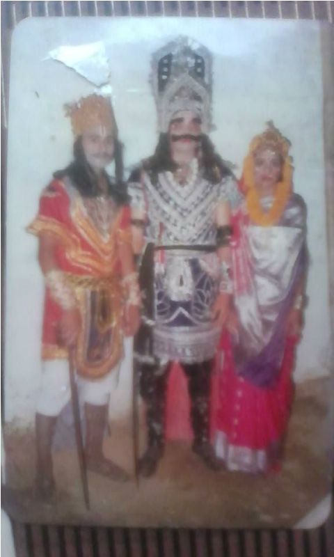 Abhinandan Pathak Playing Raavan In Ramlila