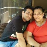 Abha Parmar with son