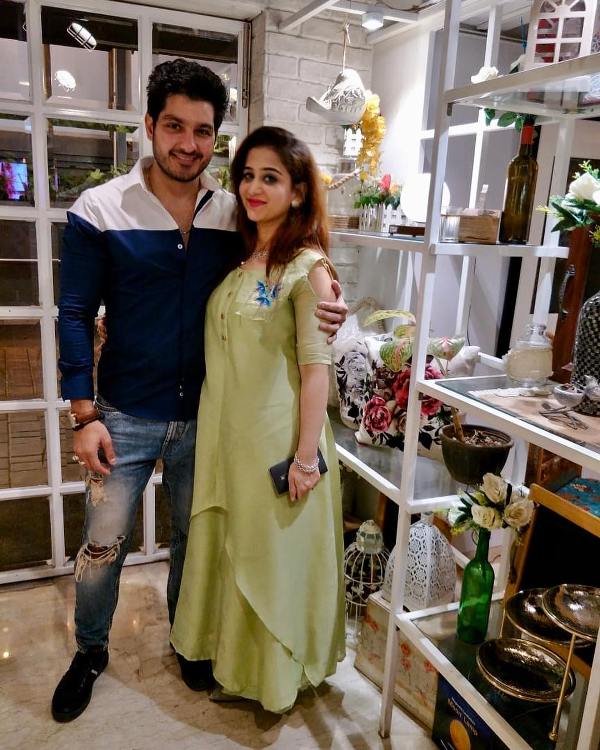 Ali Reza with his girlfriend
