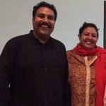 Anita Devgan with her husband Hardeep Gill