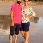 Anshul Chauhan with her brother