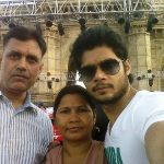 Avinash Dwivedi with his parents
