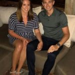 Chris Woakes with his wife Amie Louise Woakes