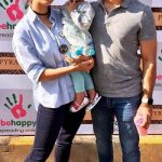 Khushboo with her husband & daughter