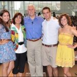 Mike Pence with his wife and children