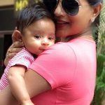 Mitali Nag with son