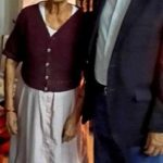 Mukesh Hariawala with his mother
