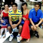 Mukesh Hariawala with his wife and children