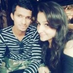 Navdeep Saini with Pooja Bijarnia