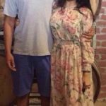 Panchi Bora with her husband