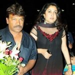Ramya Krishnan with her husband and son
