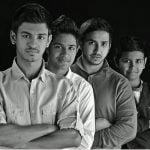 Rashed Belhasa with his brothers