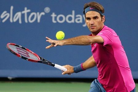 Roger Federer forehand