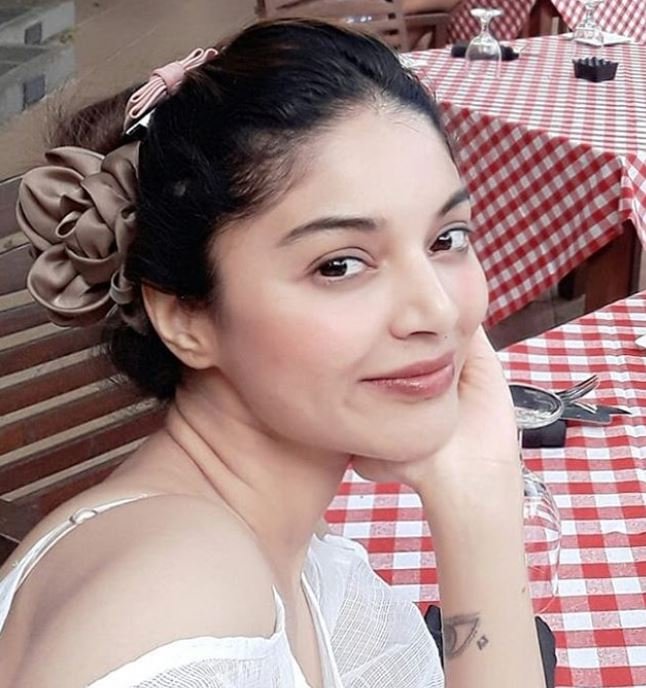 Sanam Shetty's tattoo