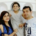 Shivika Rishi with her parents