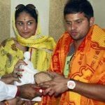 Suresh Raina with Poorna Patel