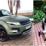 Tania Shroff with her car