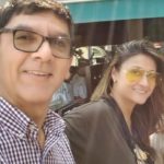 Urvashi Dholakia with her brother