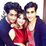 Urvashi Dholakia with her sons