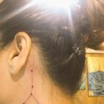 Urvashi Dholakia's tattoo behind her ear
