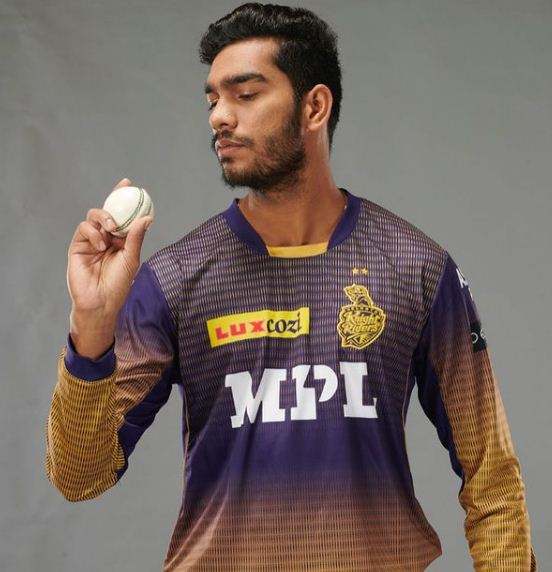 Venkatesh Iyer in KKR Jersey