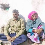 Vijendra Singh Rathore with his wife Leela