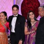 Vikaas Kalantri with parents and wife