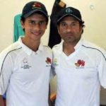 Siddhesh Lad With Sachin Tendulkar 