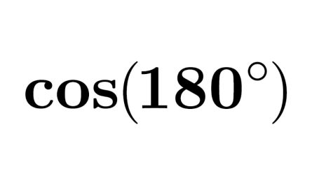 Cos 180