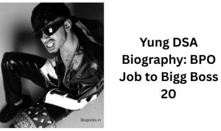 Yung DSA Biography: BPO Job to Bigg Boss 20